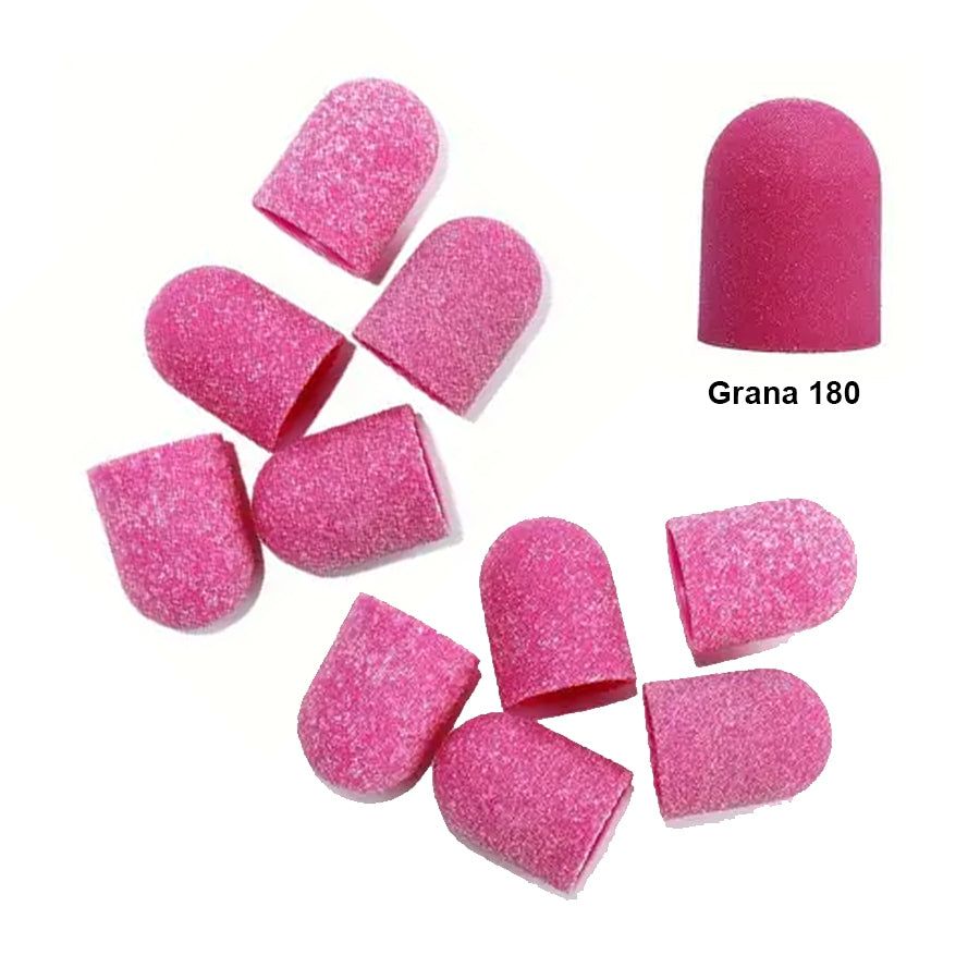 LCI Cosmetics - Cappucci leviganti per fresa unghie LCI - grana 180