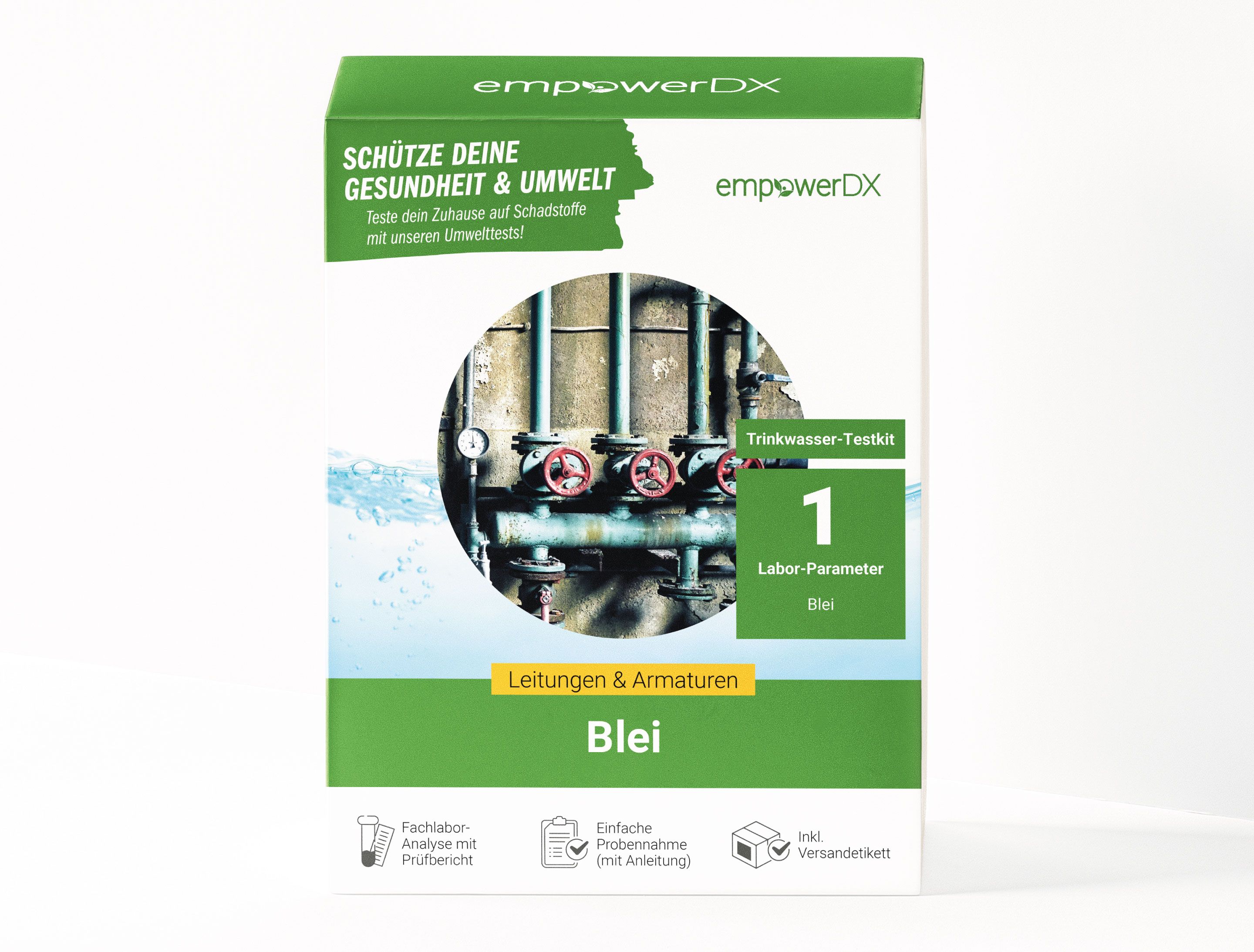 empowerDX Blei Trinkwasser - Testkit