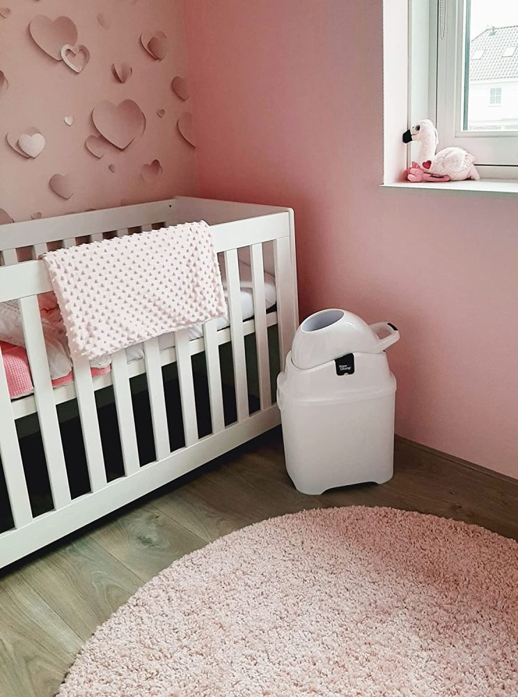 Geruchsdichter Windeleimer Diaper Champ ONE - funktioniert mit herkömmlichen Tüten