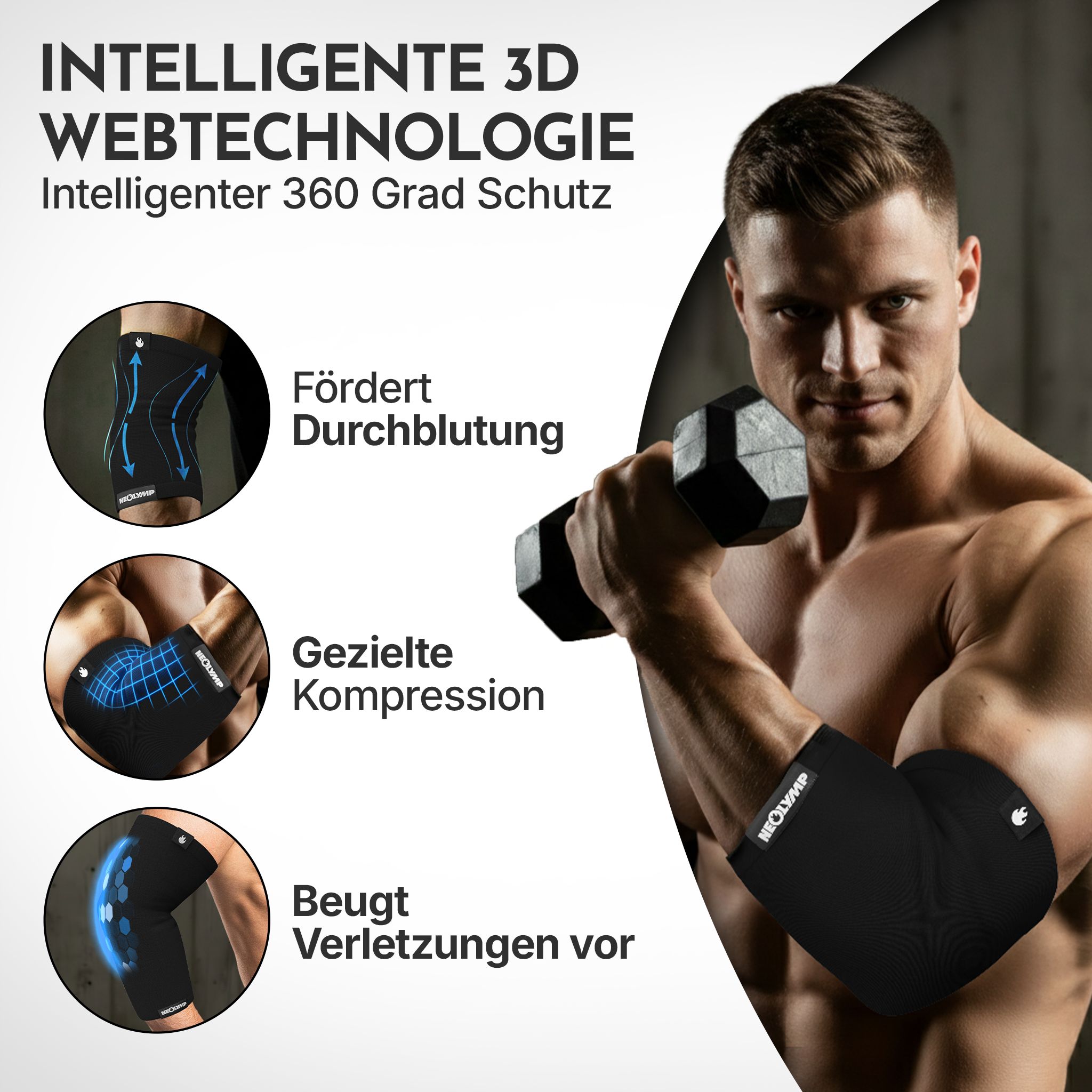 NEOLYMP Ellenbogenbandage