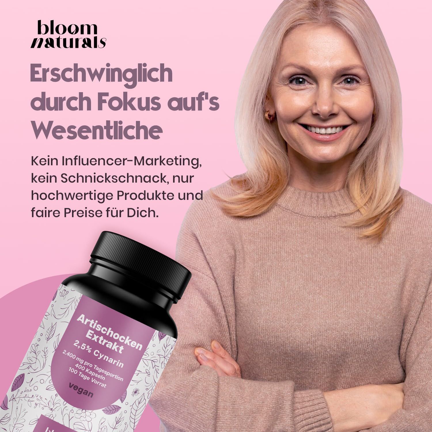 Bloom Naturals Artischockenextrakt Kapseln