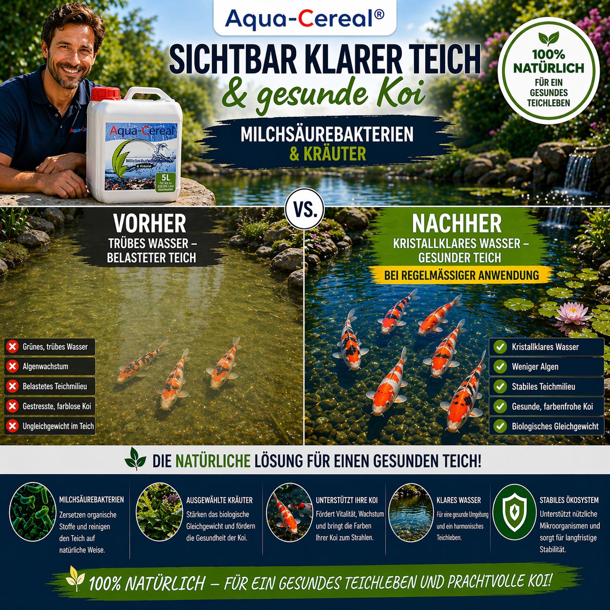 Aqua-Cereal Milchsäurebakterien & Kräuter