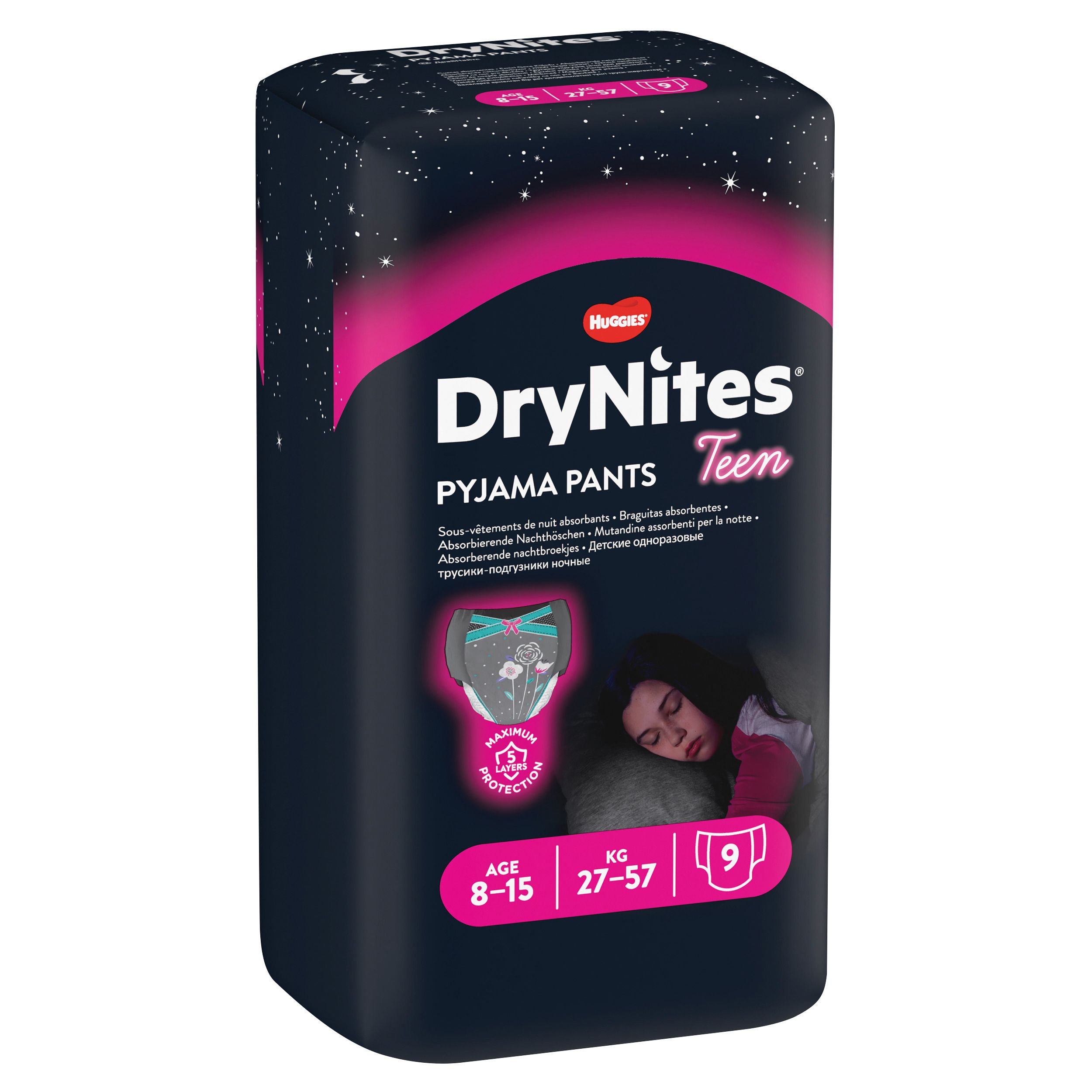 Huggies DryNites® 4 - 7 Jahre Mädchen 16 St - SHOP APOTHEKE