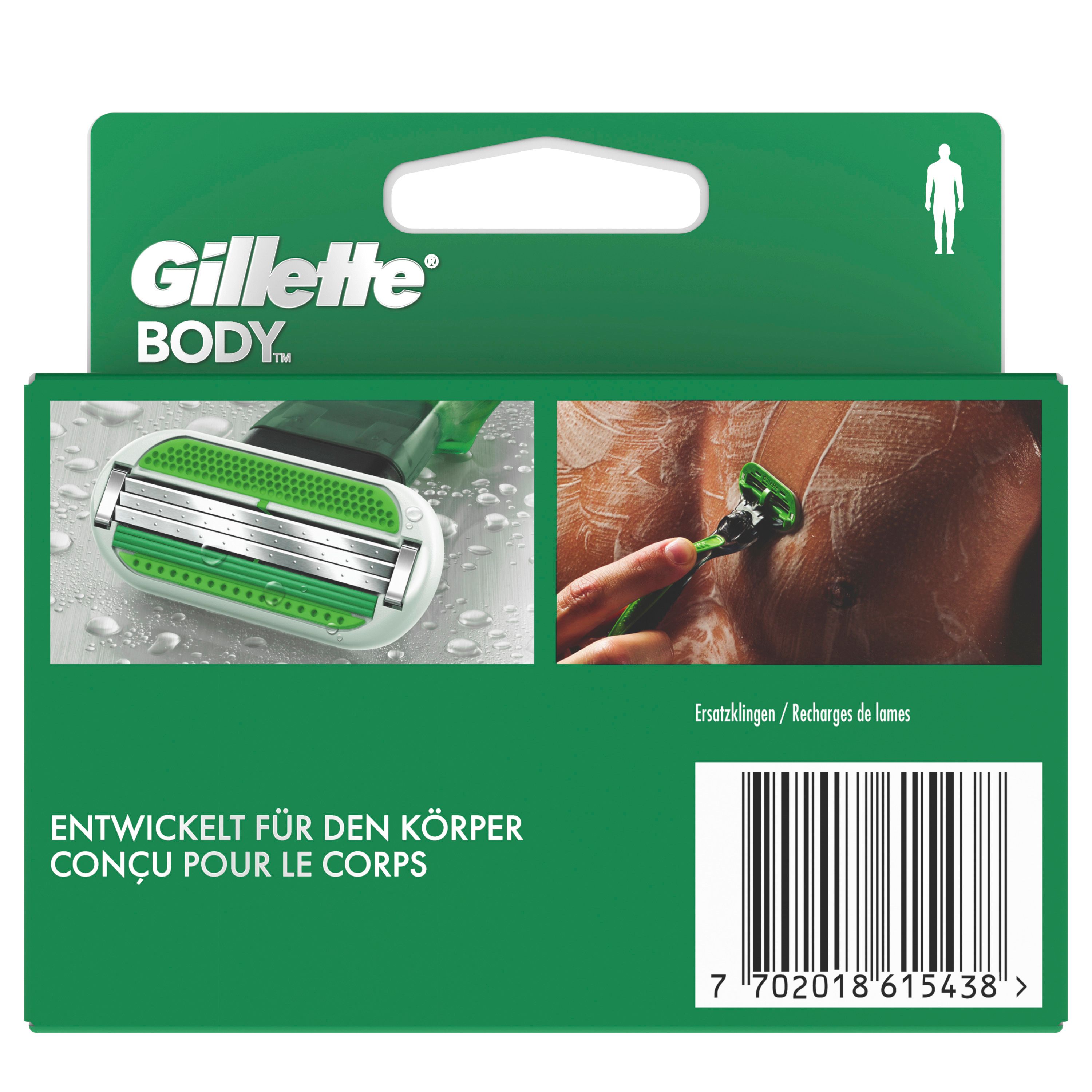 Gillette - Ersatzklingen "Body"