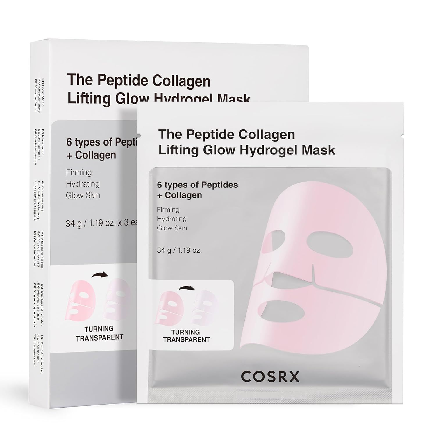 COSRX the Peptide Collagen Lifting Glow Hydrogel Mask