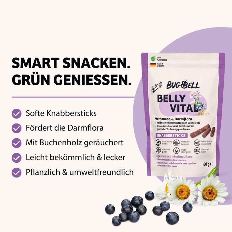 BugBell Knabbersticks BellyVital  - Verdauung & Darmflora