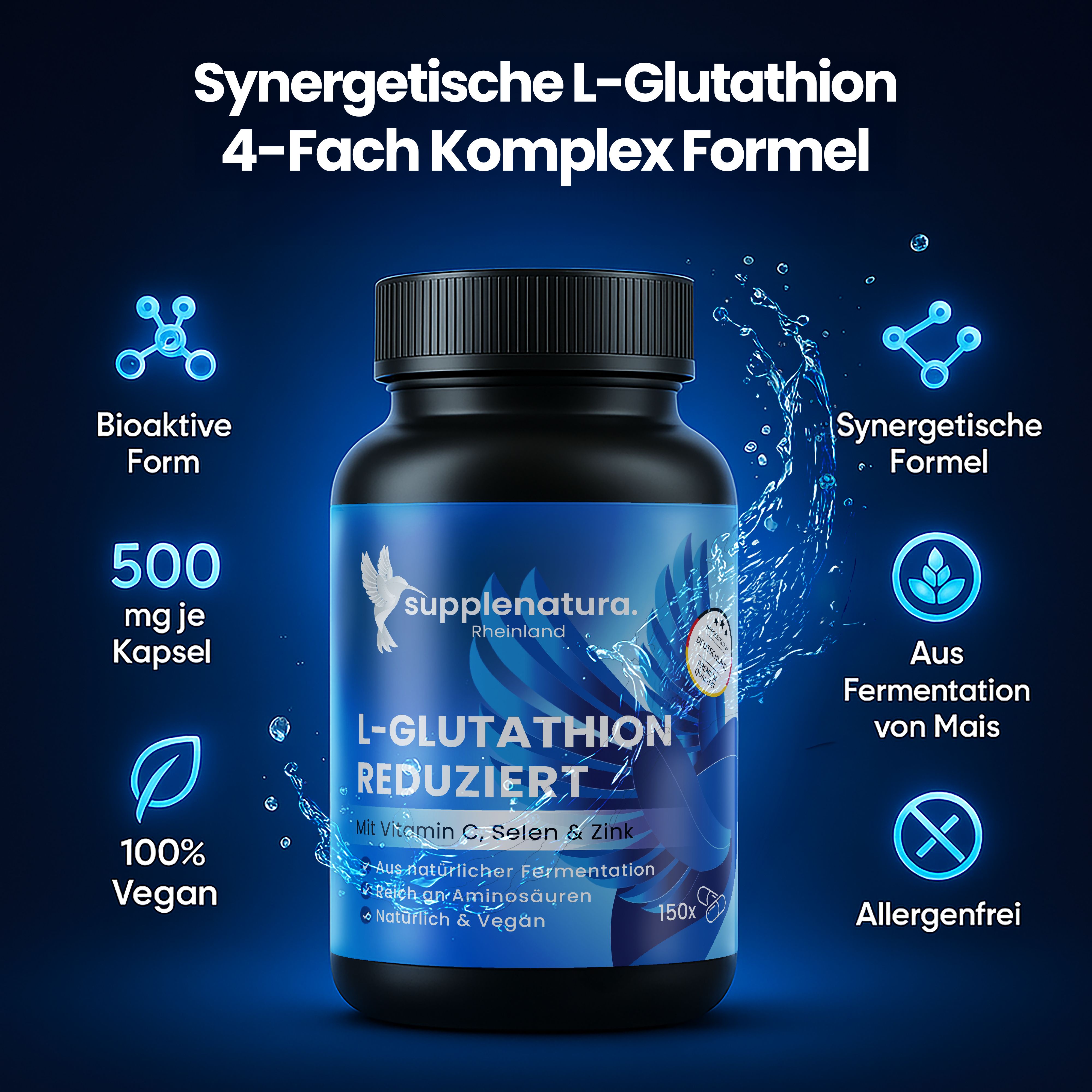 supplenatura Rheinland® - L-Glutathion Kapseln