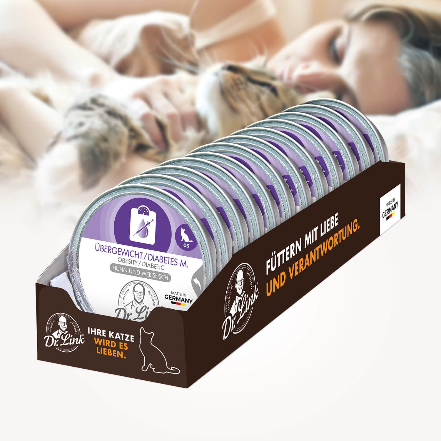 Dr. Link® SPEZIAL-DIÄT Übergewicht / Diabetes m. I Obesity / Diabetic Huhn und Weißfisch