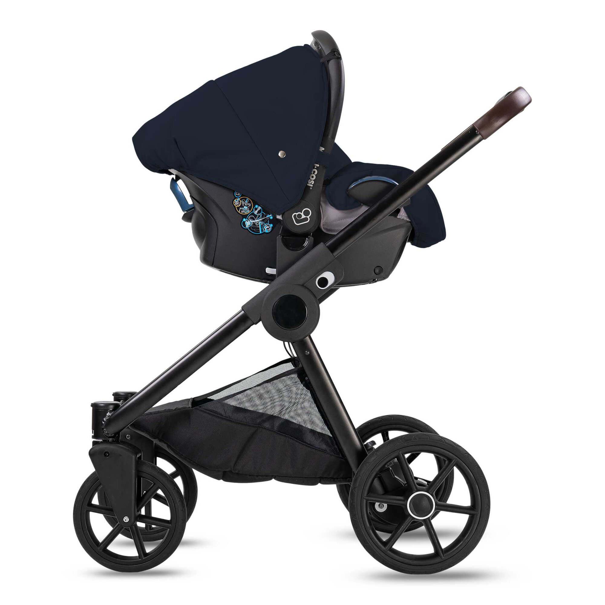 Minigo Groove 2 in 1 Kombikinderwagen GEL Reifen, Marine