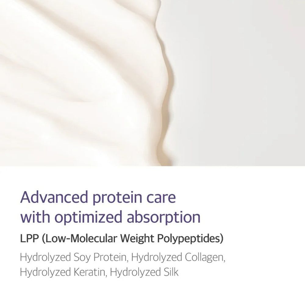 Fortschrittliche Proteinpflege mit optimierter Absorption: LPP (Low-Molecular Weight Polypeptides).