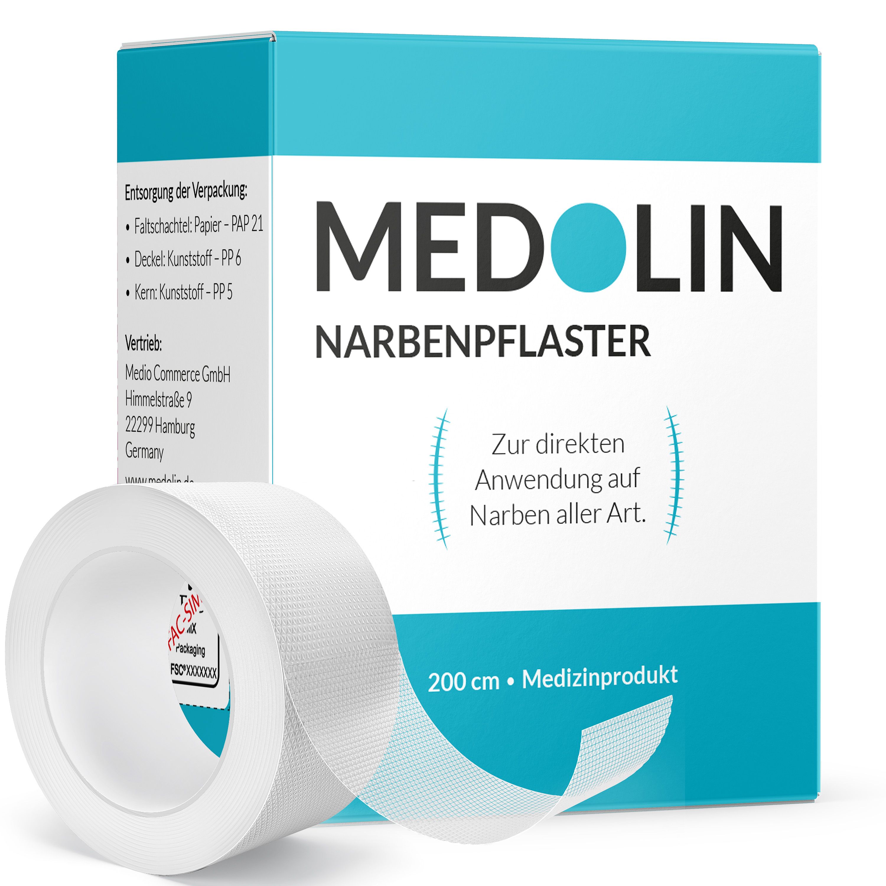 Medolin® Narbenpflaster Silikon - 200 cm