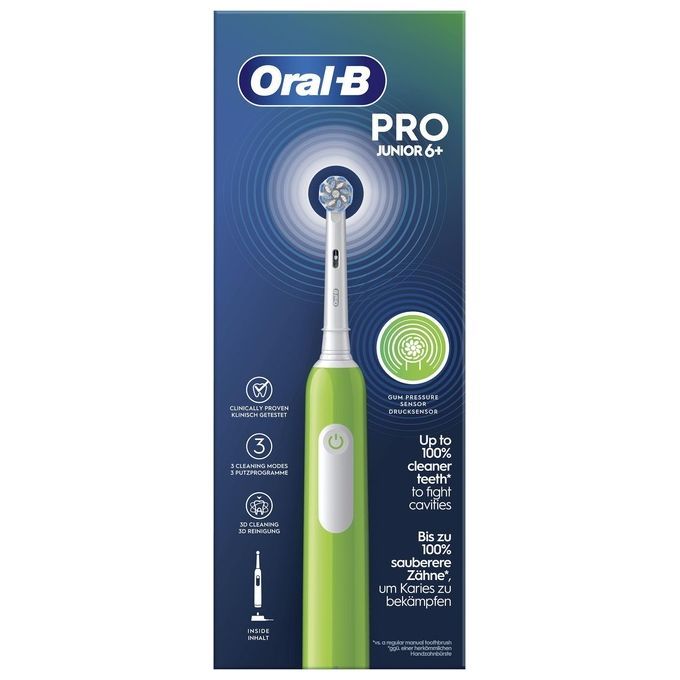 Oral-B - Elektrische Zahnbürste "Pro Junior" in Grün