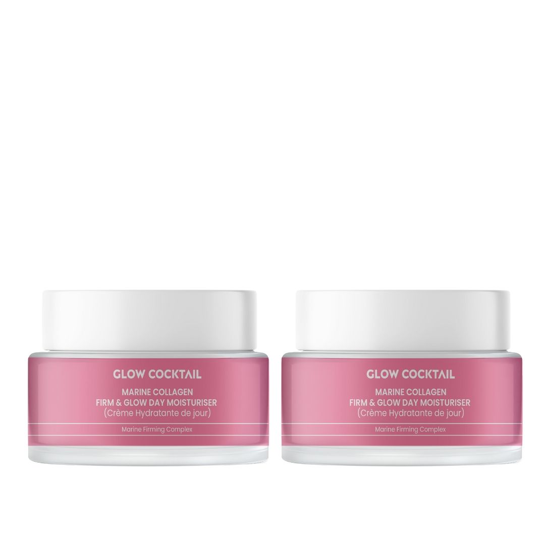 Glow Cocktail Marine Collagen Firm & Glow Tagescreme Duo