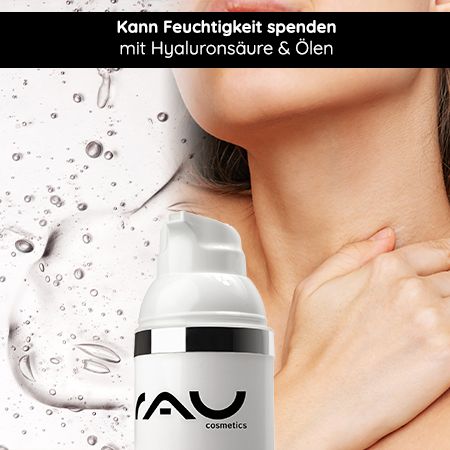 RAU Cosmetics Bakuchiol Neck & Dékolleté Fluid - straffende Anti Aging Pflege für Hals und Dekolleté 50 ml Feuchtigkeits...