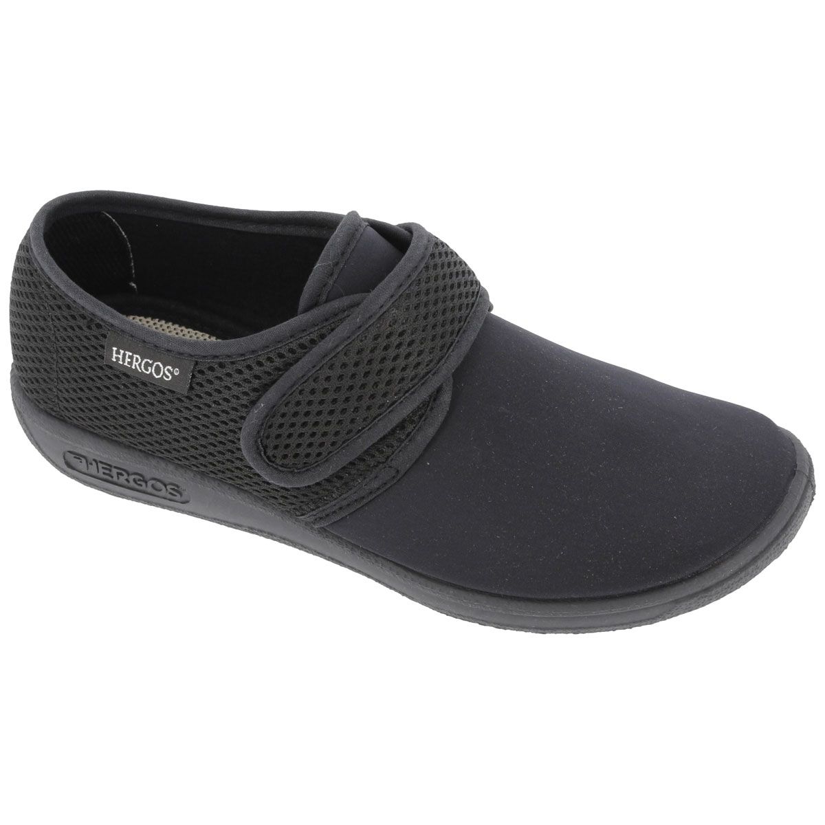 Hergos H060 - Scarpa comoda in tessuto elasticizzato e antibatterico a rete con velcro