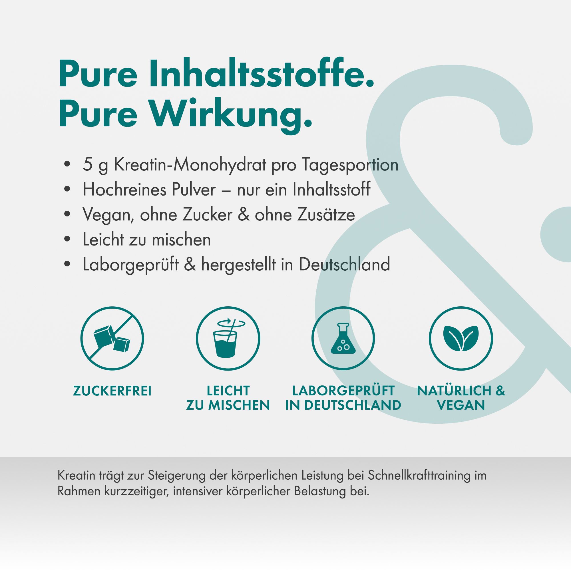 MINERALS & ME® Kreatin Pulver