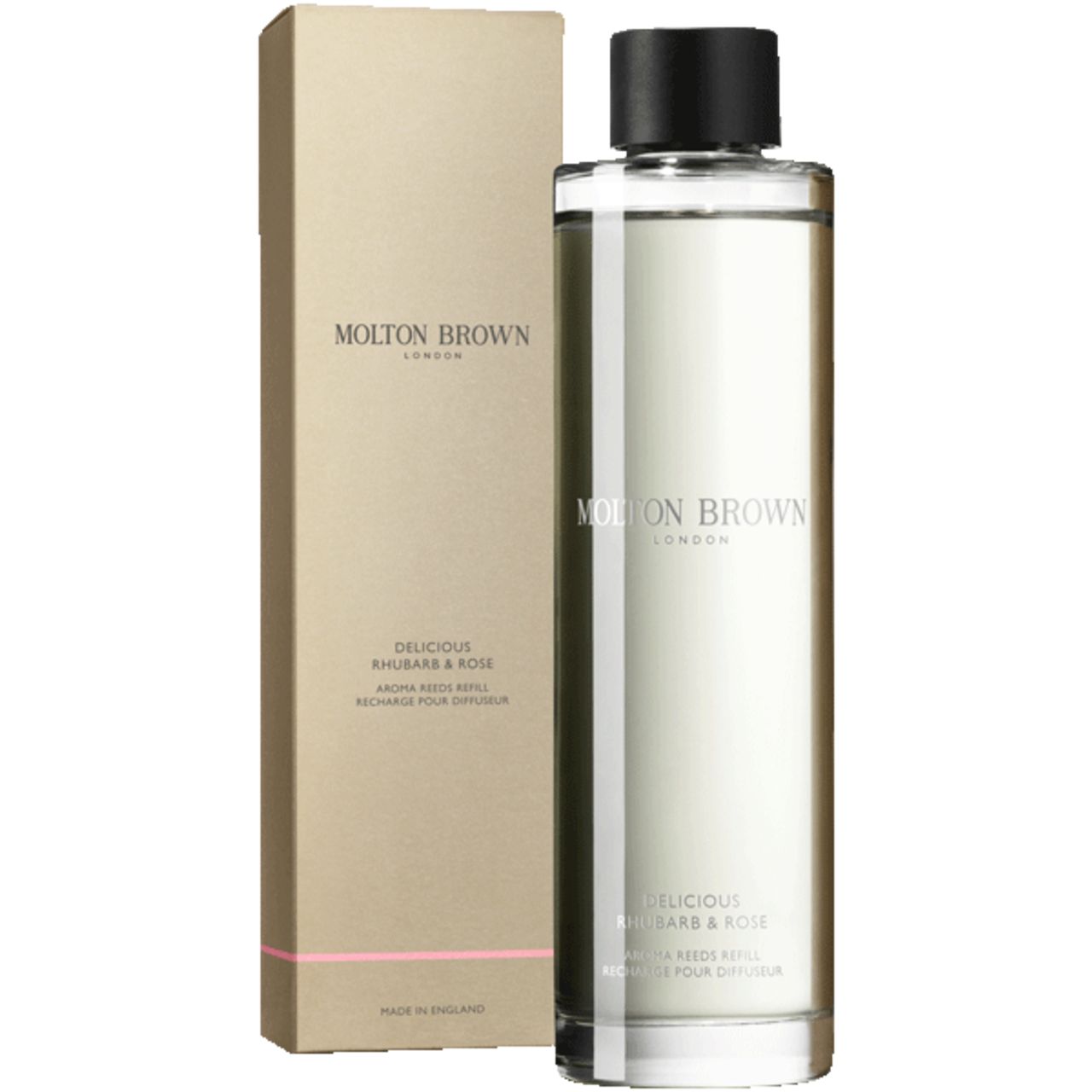 Molton Brown, Delicious Rhubarb & Rose Duftstäbchen Nachfüllpackung 150 ml Ätherisches Öl