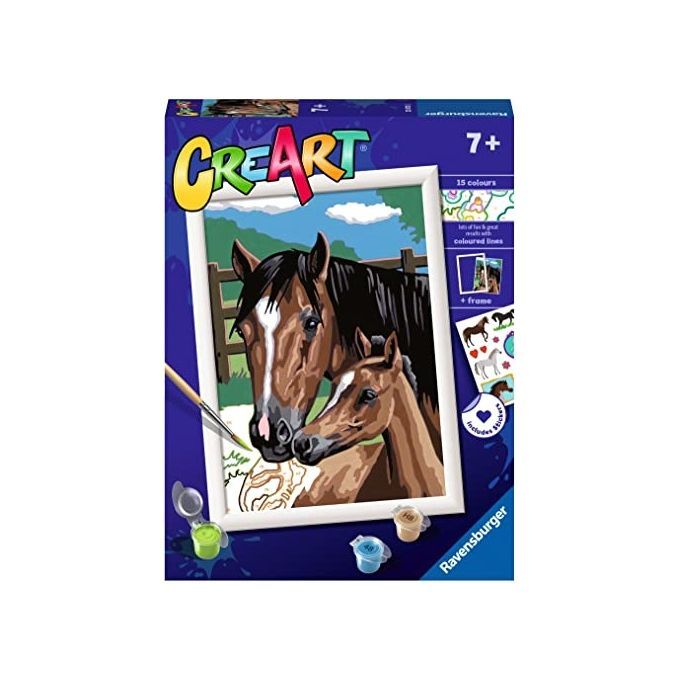 Ravensburger Gioco Creativo Creart Cavalli al Pascolo