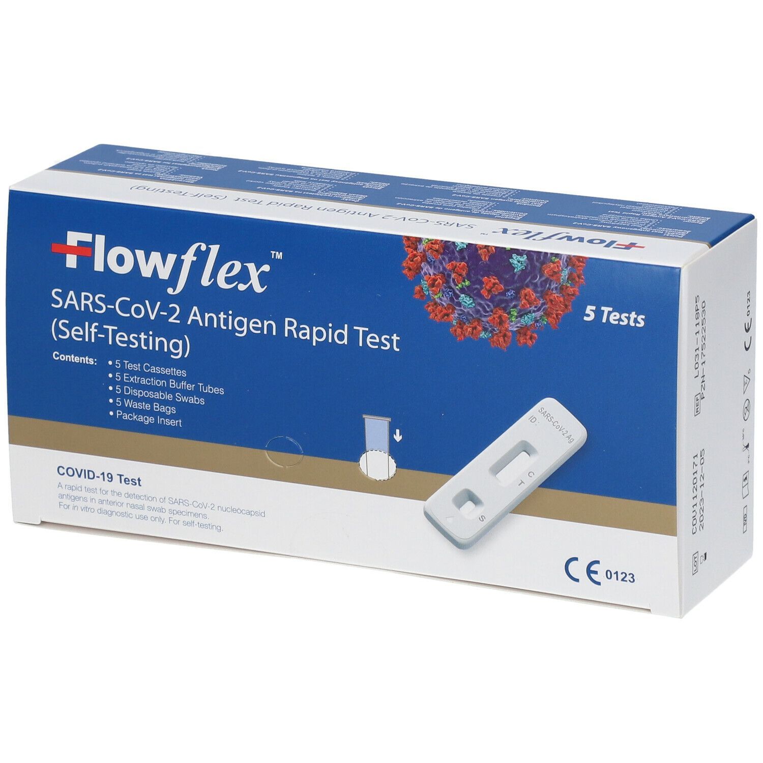 Acon FlowFlex SARS-CoV-2 Antigen Rapid Test 5 St