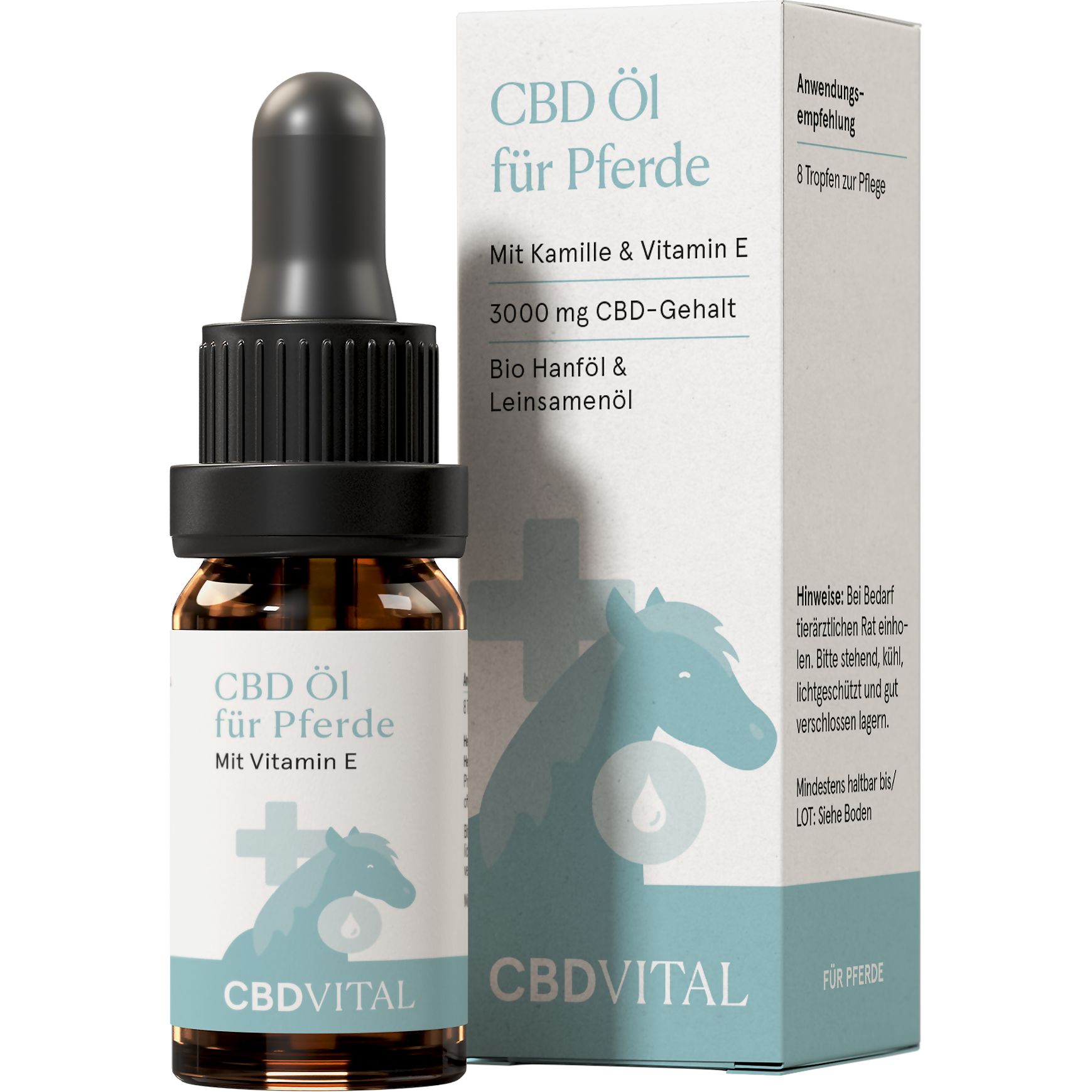 CBD Vital Öl für Pferde 30% 0,01 l