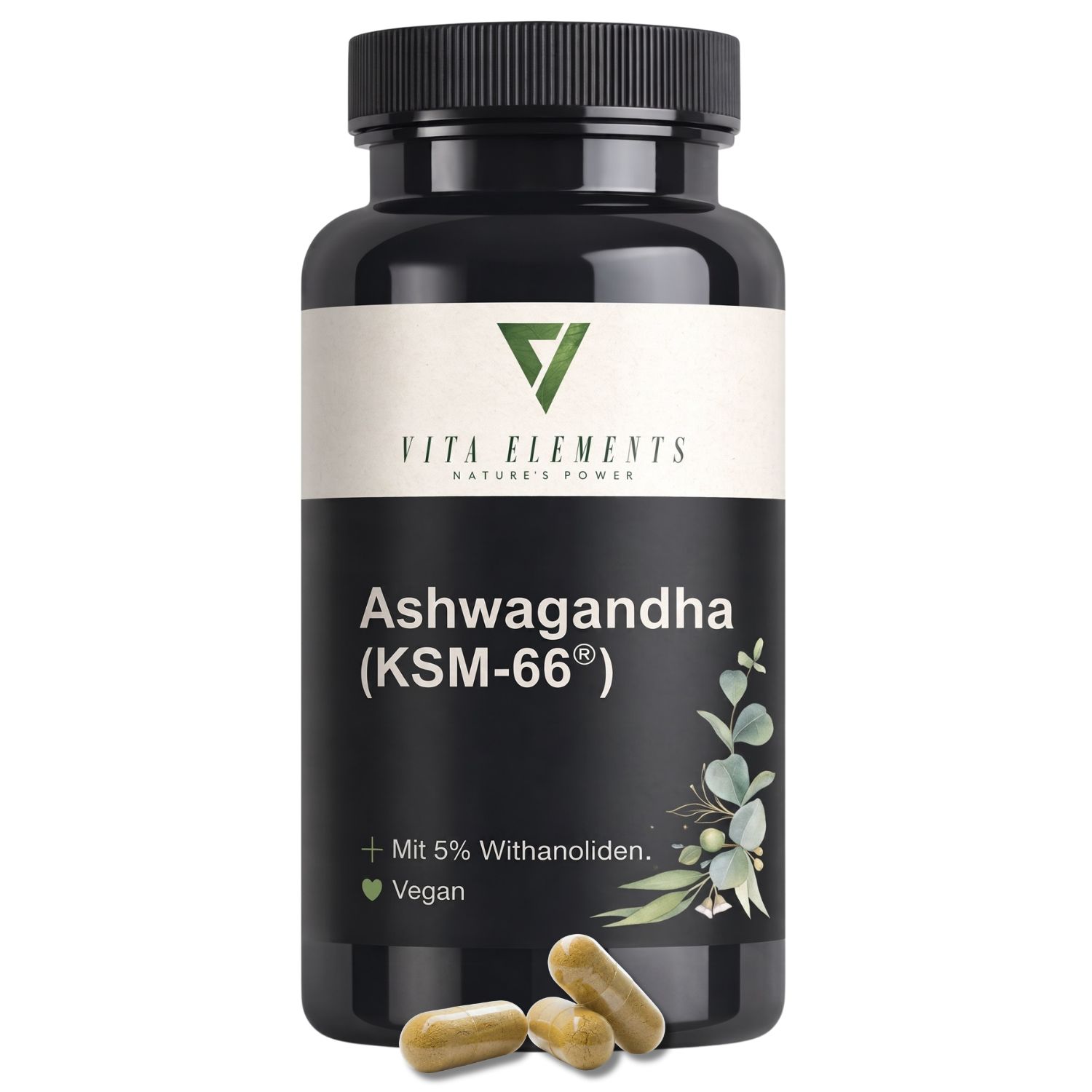 Vita Elements Ashwagandha biologica (KSM-66®) in capsule