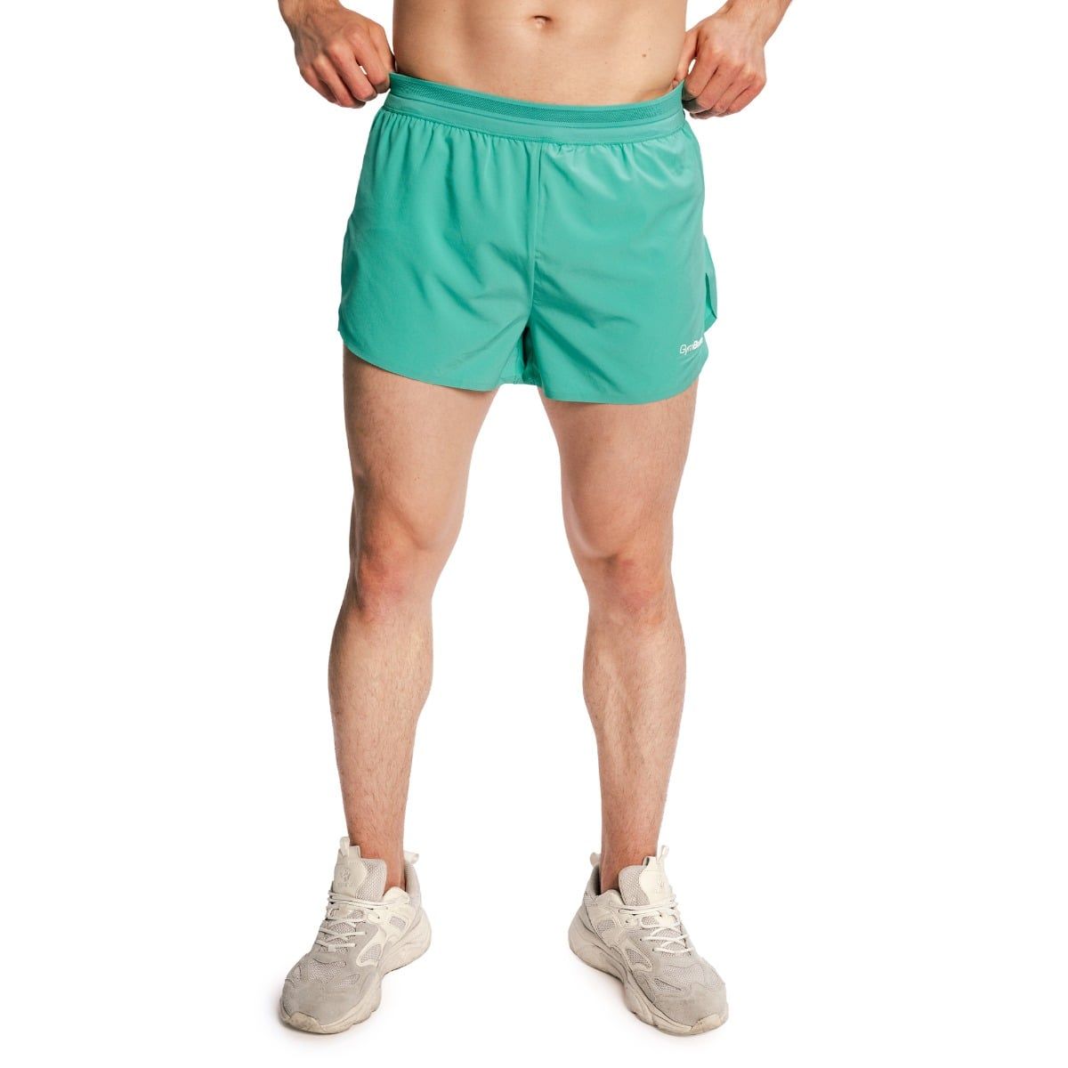 GymBeam Shorts Herren regular mit Gummizug, Taschen, Pulse X Grün