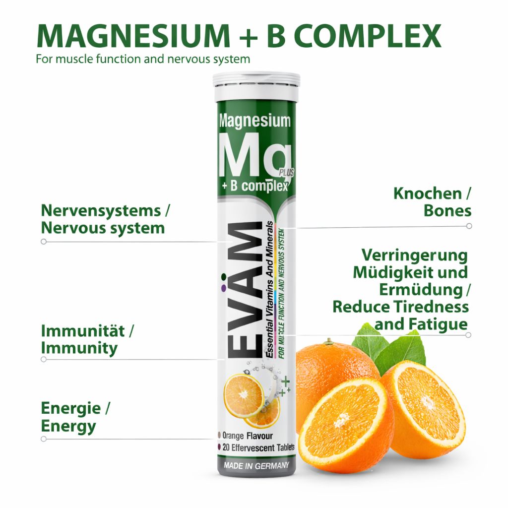 EVÄM Magnesium + B-Komplex Brausetabletten - 2 Set