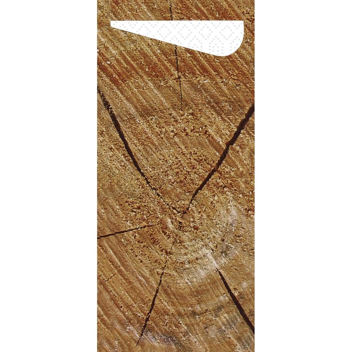 Sacchetto Zelltuch 190 x 85 mm Wood 2500 St Tücher