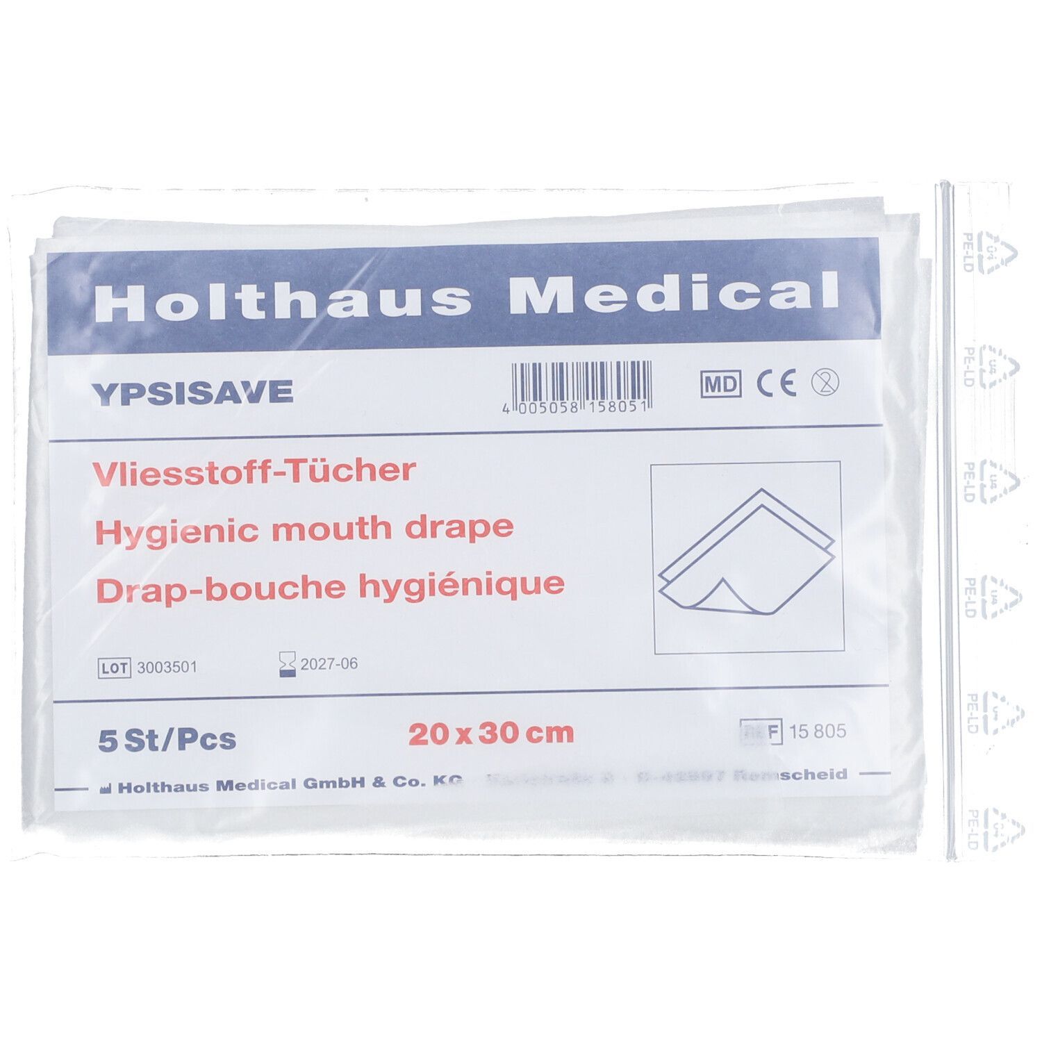 YPSISAVE Mundschutztücher 20 x 30 cm