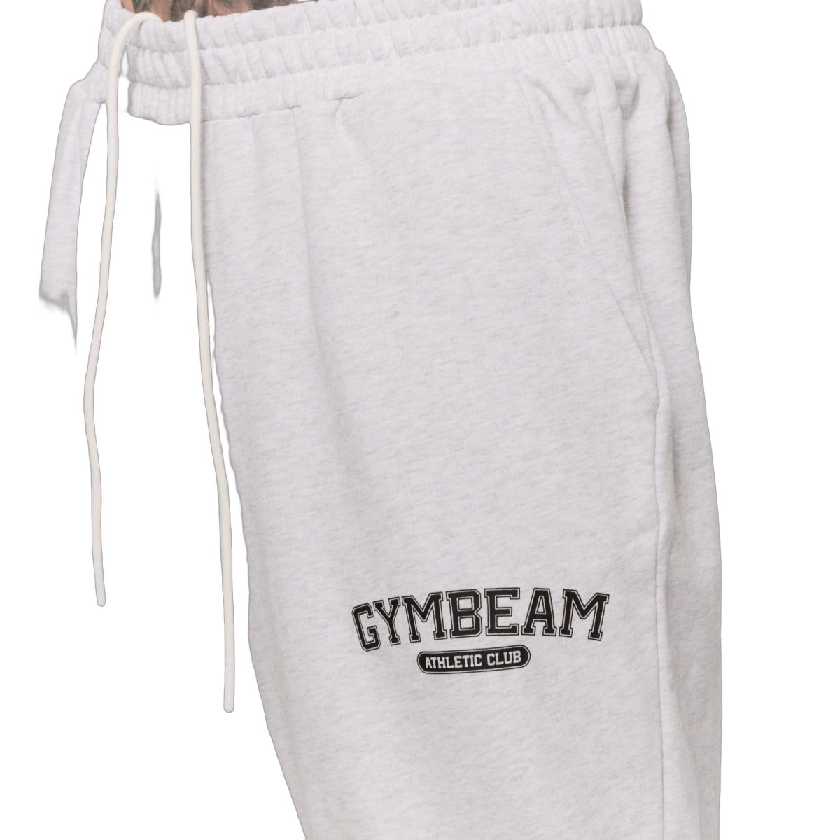 GymBeam Sweatpants Herren Oversized Varsity Grau