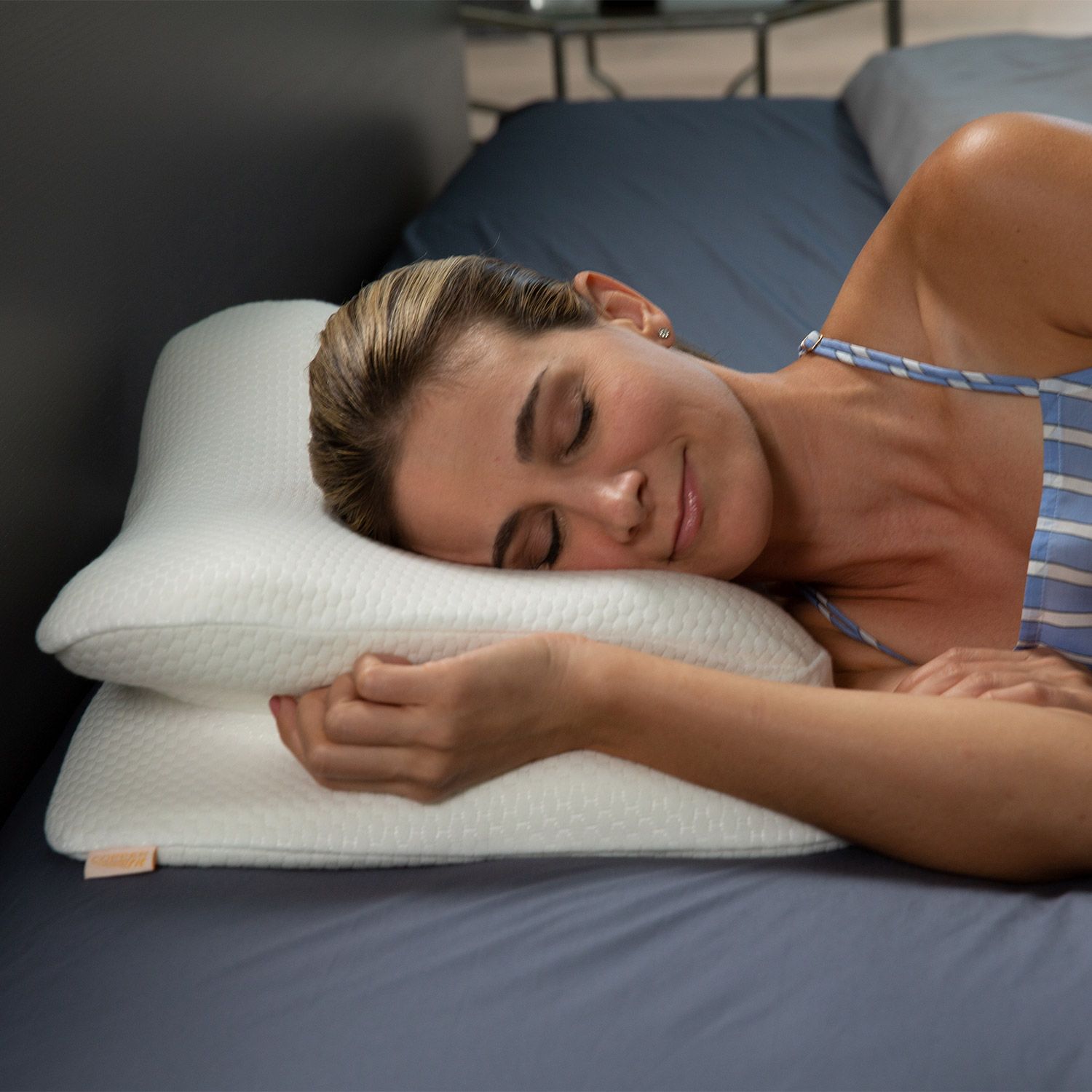 MediaShop Dreamolino Angel Sleeper Kissen für Seitenschläfer und Rückenschläfer