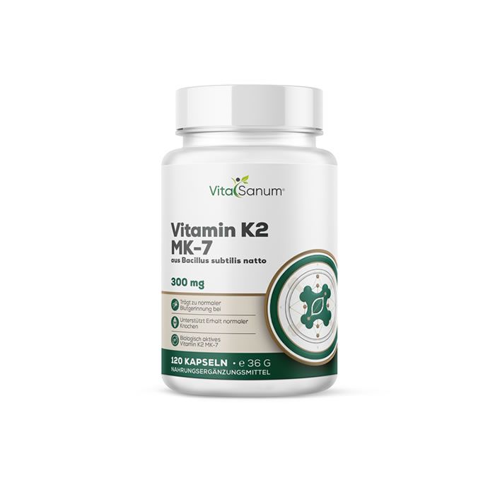 VitaSanum®- Vitamin K2 Mk-7 – 200 µg 120 St Kapseln