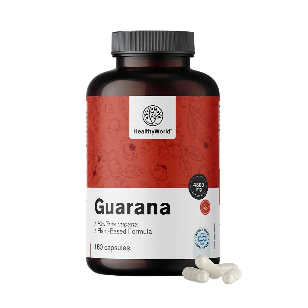 HealthyWorld Guarana 4800 mg 180 St Kapseln