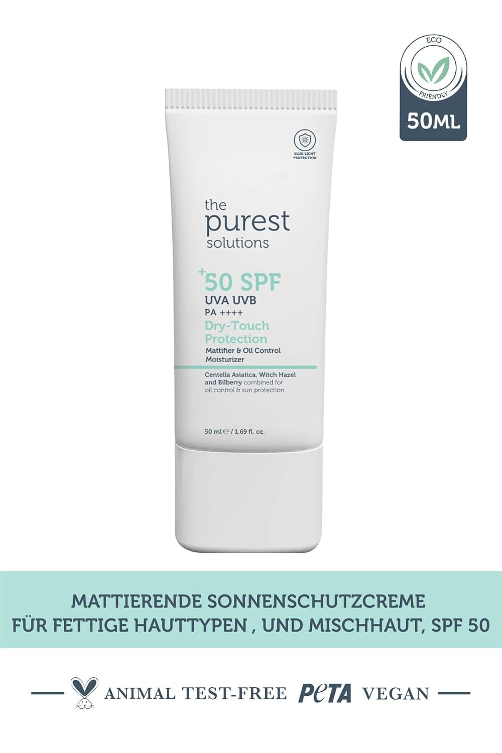 The Purest Solutions Dry-Touch Sonnencreme SPF 50+