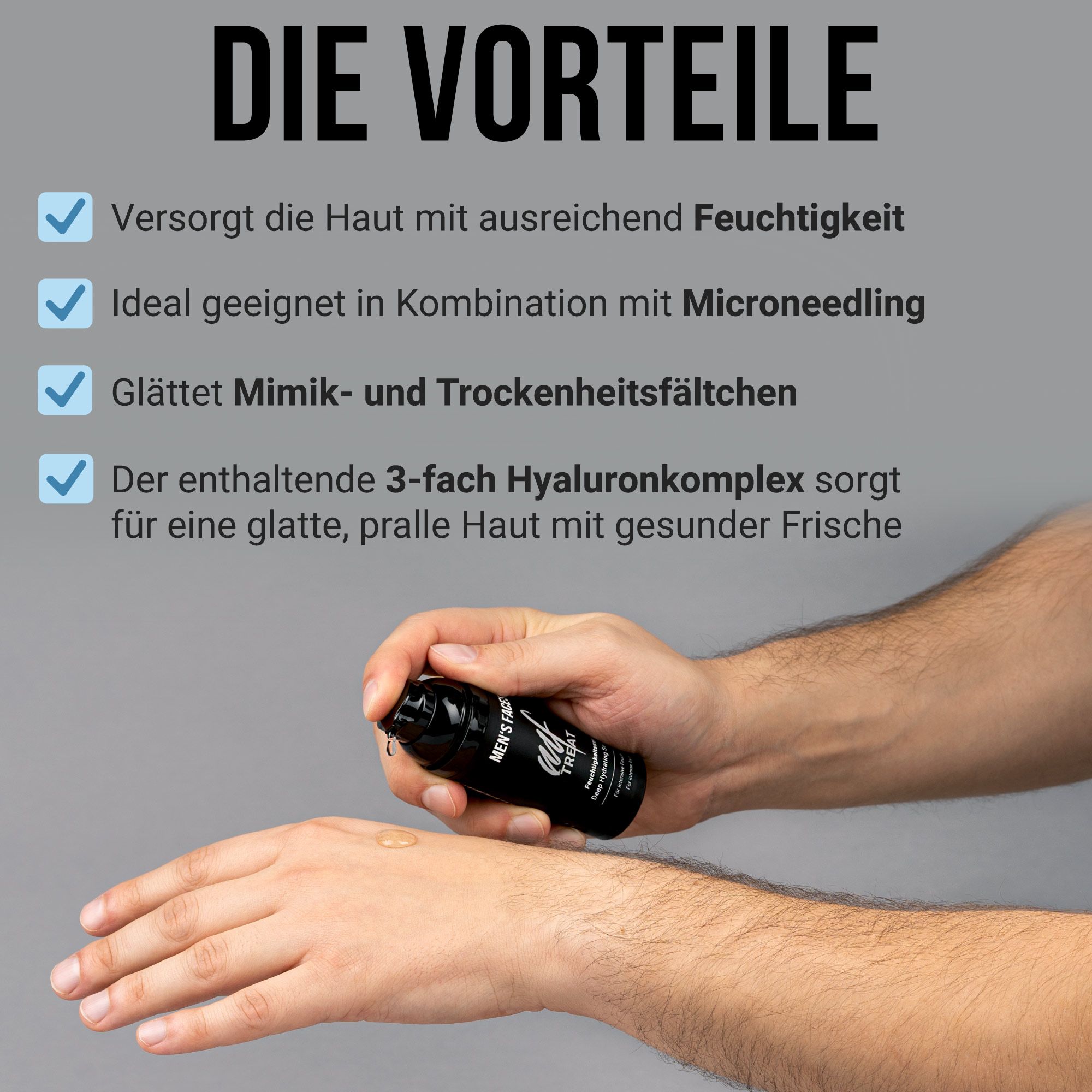 MEN'S FACES Feuchtigkeitsserum - Deep Hydrating Serum