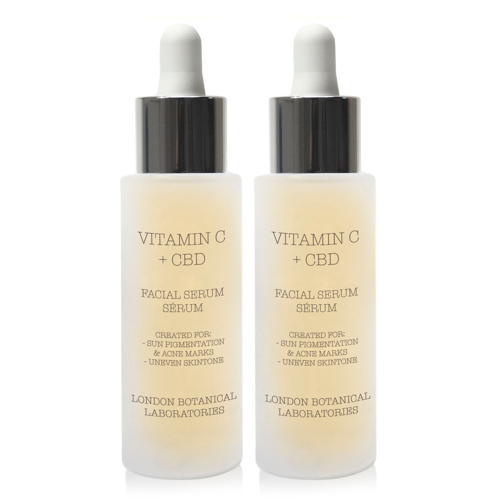 London Botanical Laboratories Duo di siero alla vitamina C e CBD