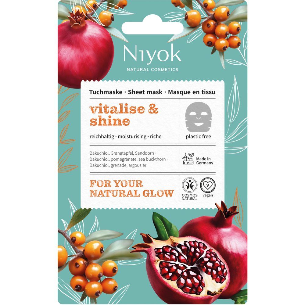 Niyok Tuchmaske vitalise & shine 10 ml