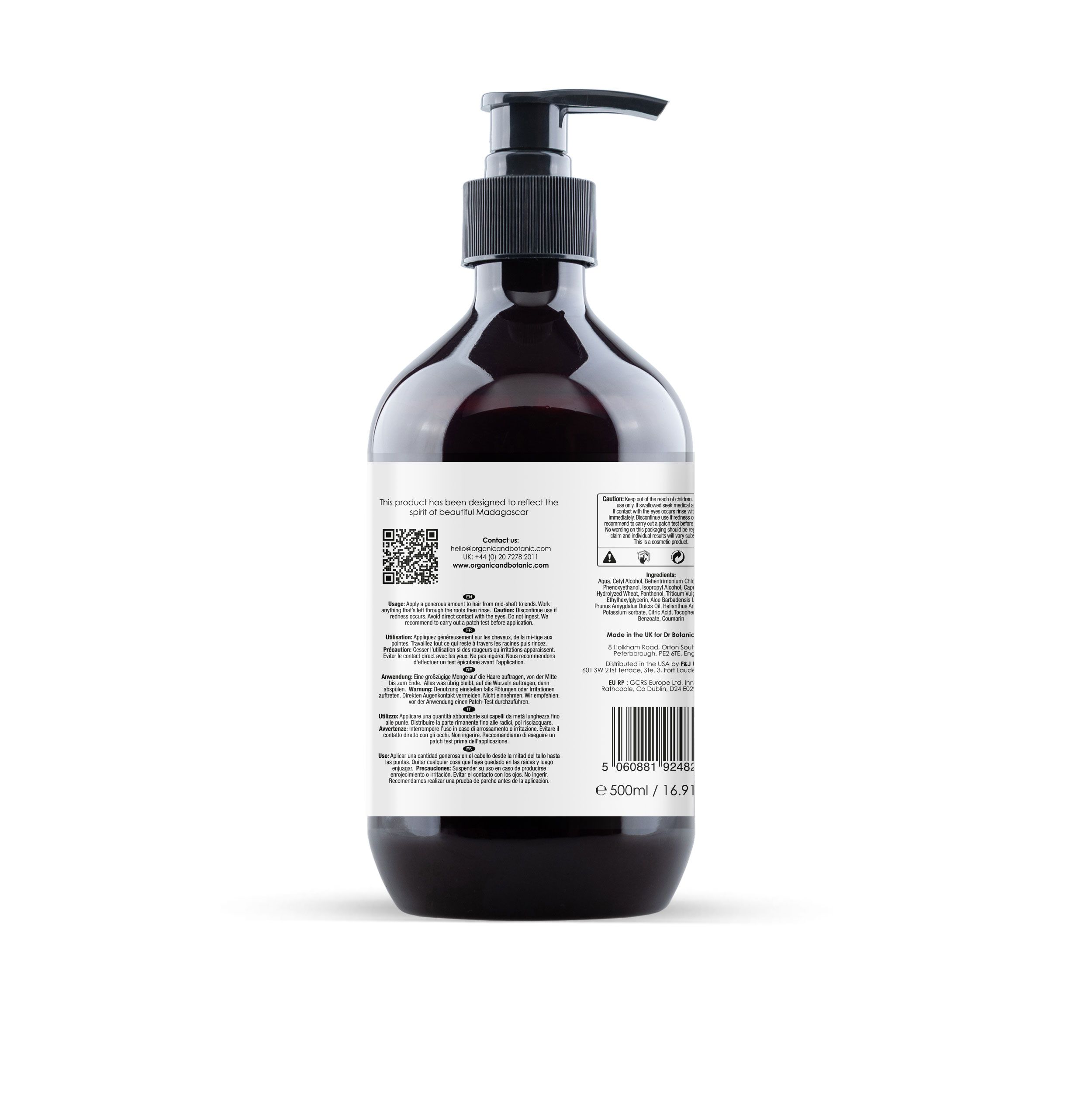 Organic & Botanic Madagascan Coconut Restoring Conditioner 500 ml