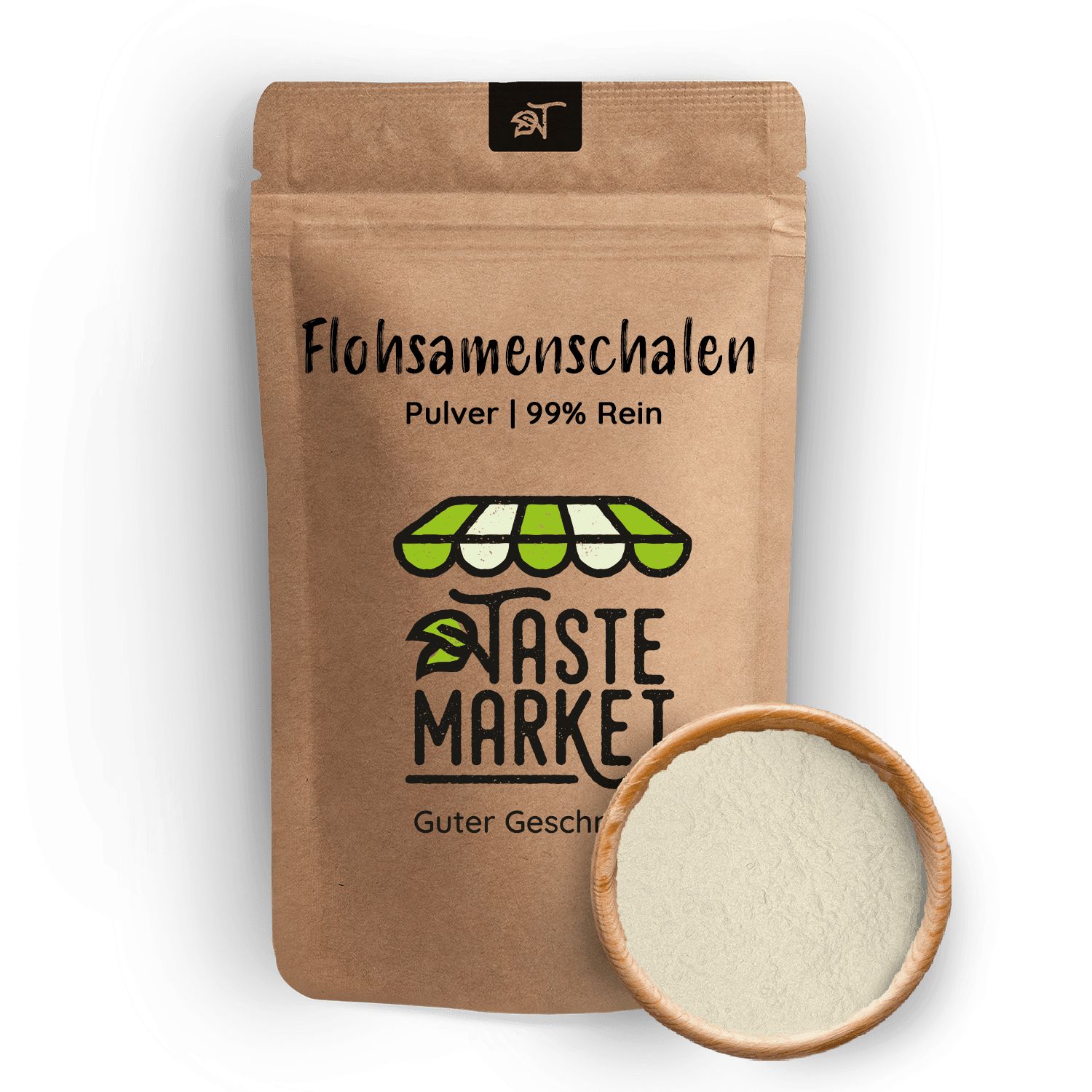 Taste Market Flohsamenschalen Pulver