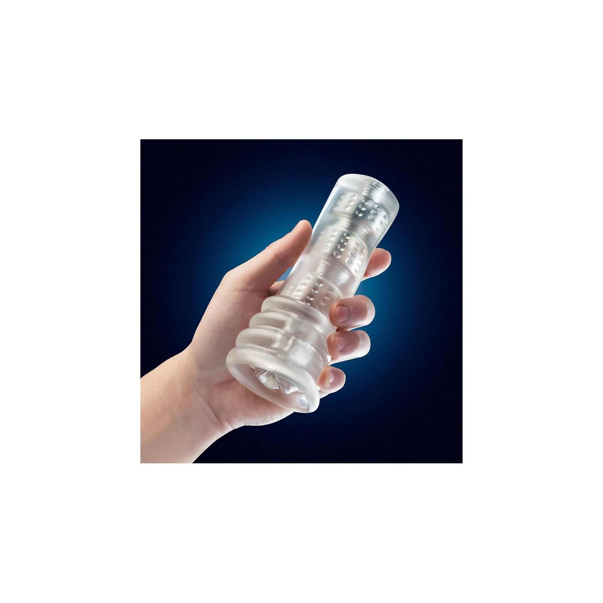 Blush - RIZE LUZ SELF LUBRICATING STROKER CLEAR