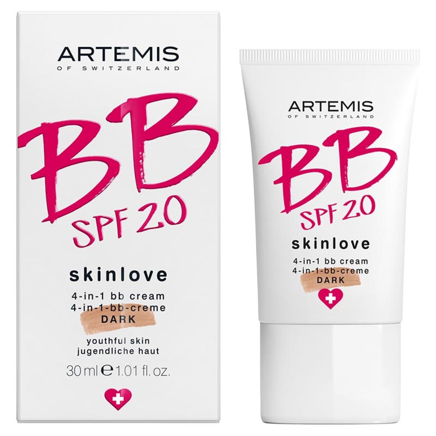 ARTEMIS of Switzerland Skin Love 4in1 BB Cream dark 30 ml