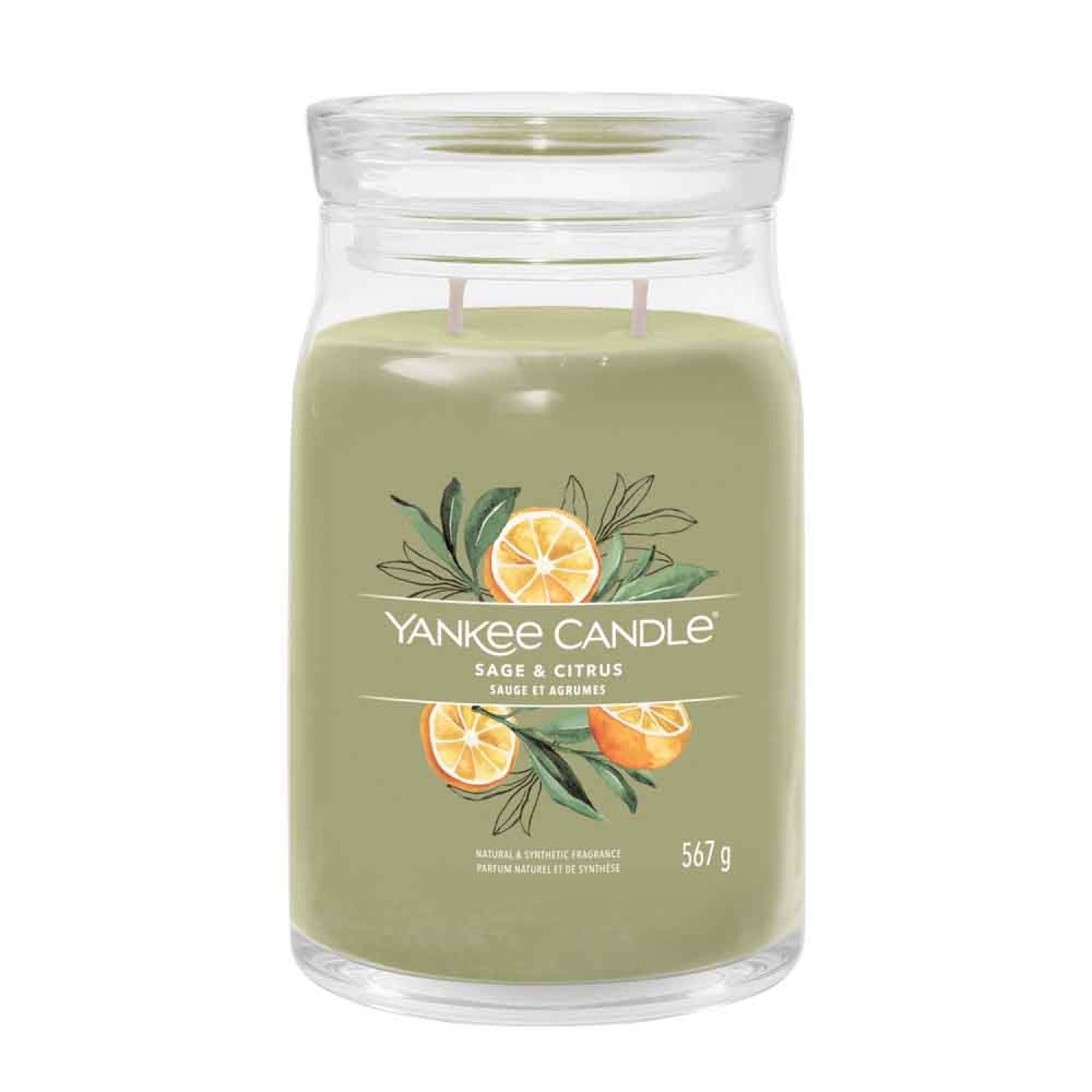 Yankee Candle Sage & Citrus Signature - Giara Grande 567 G