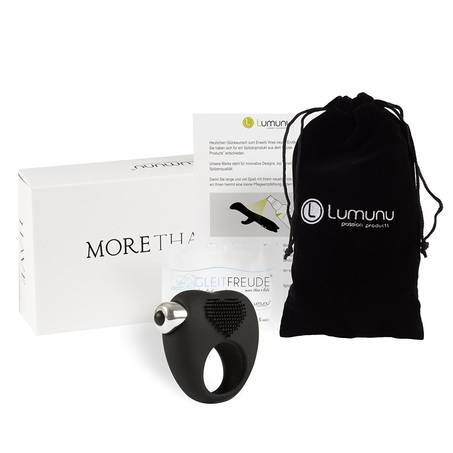 Lumunu Vibro Penisring mit Herznoppen & Klitorisstimulation