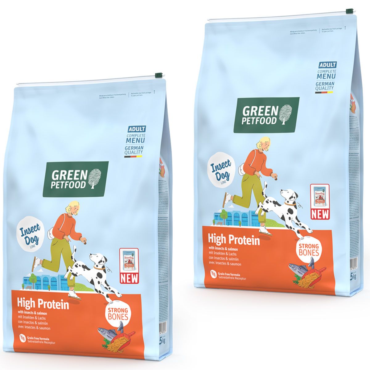 Green Petfood High Protein with Insects & Salmon