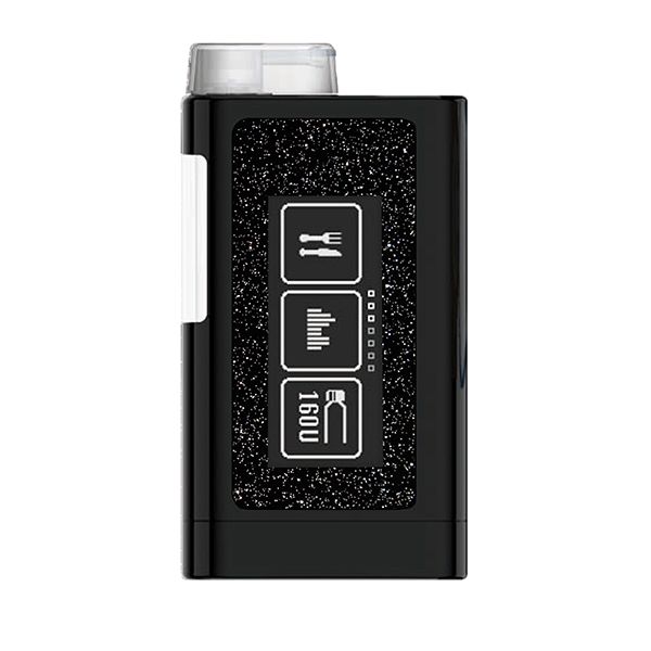 Diasticker® Mylife Ypsopump Sticker "Schwarz Glitzer"