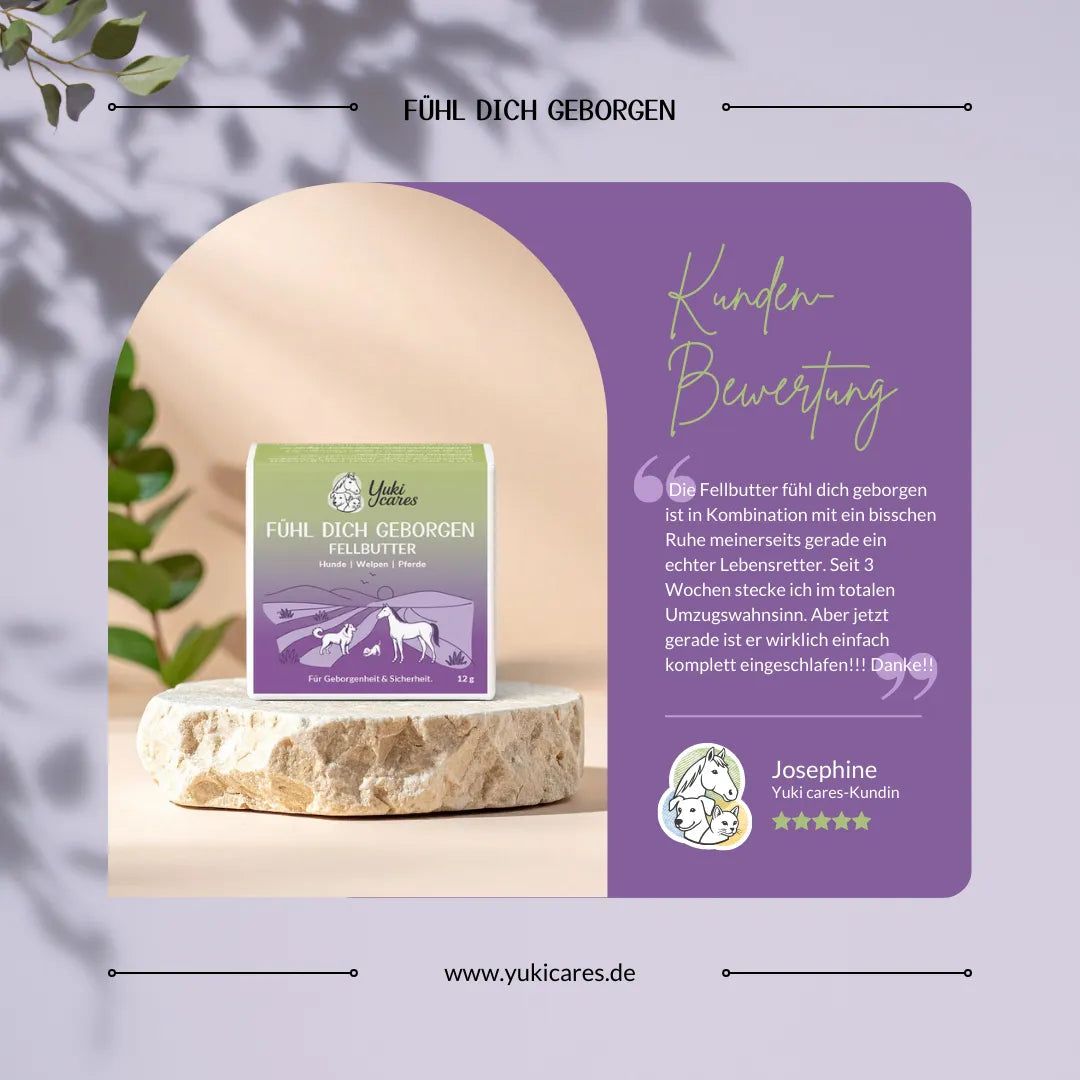 Yuki cares Fellbutter Fühl dich geborgen