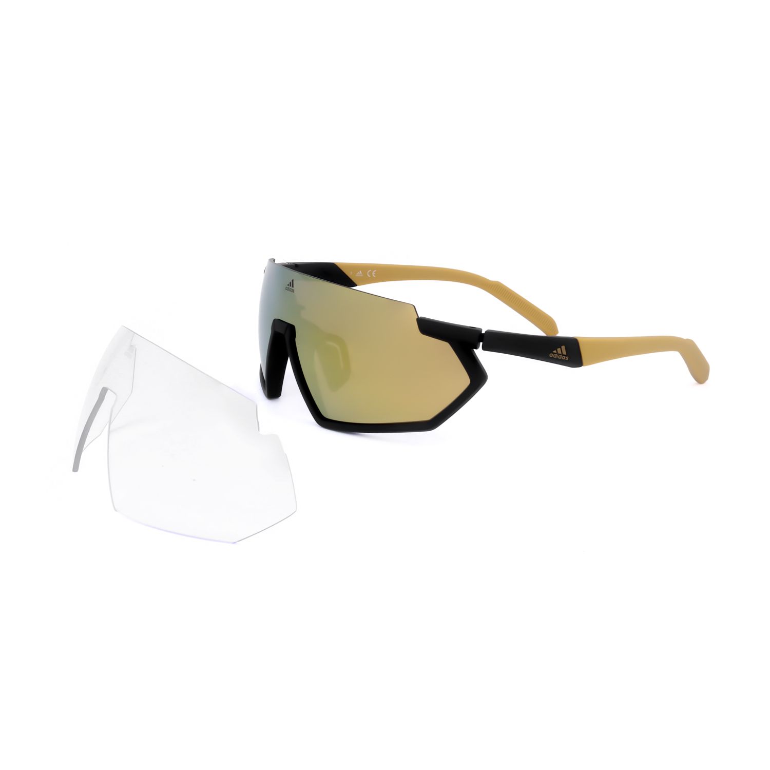 Adidas occhiali da sole uomo SP0041-F black yellow