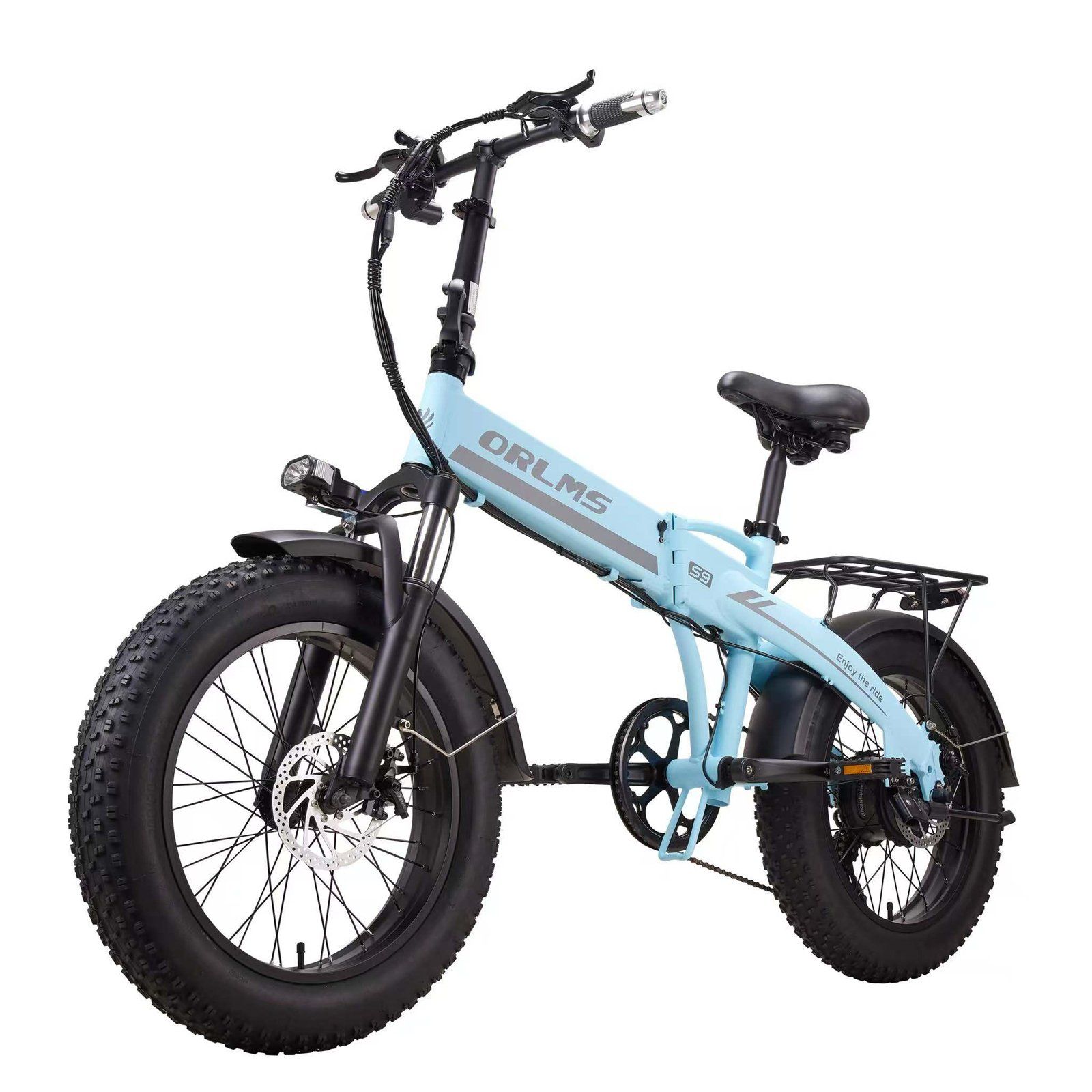 Orlms S9F Faltbares E-Bike, 48V 13Ah Akku (herausnehmbar), 50,8 x 10,2 cm 1 St