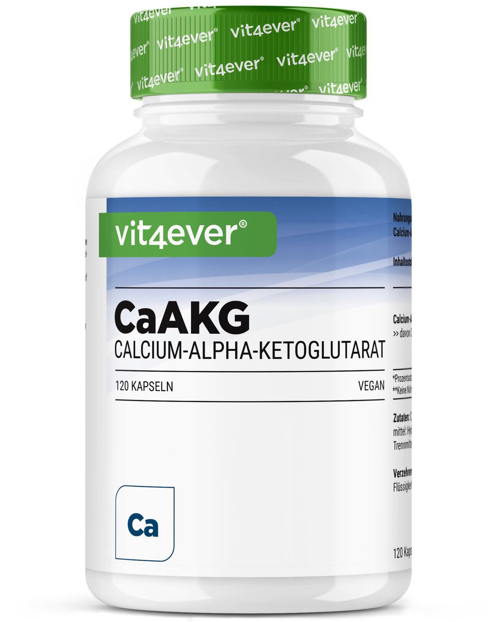 vit4ever CaAKG - Calcium-Alphaketoglutarat Kapseln 81 g
