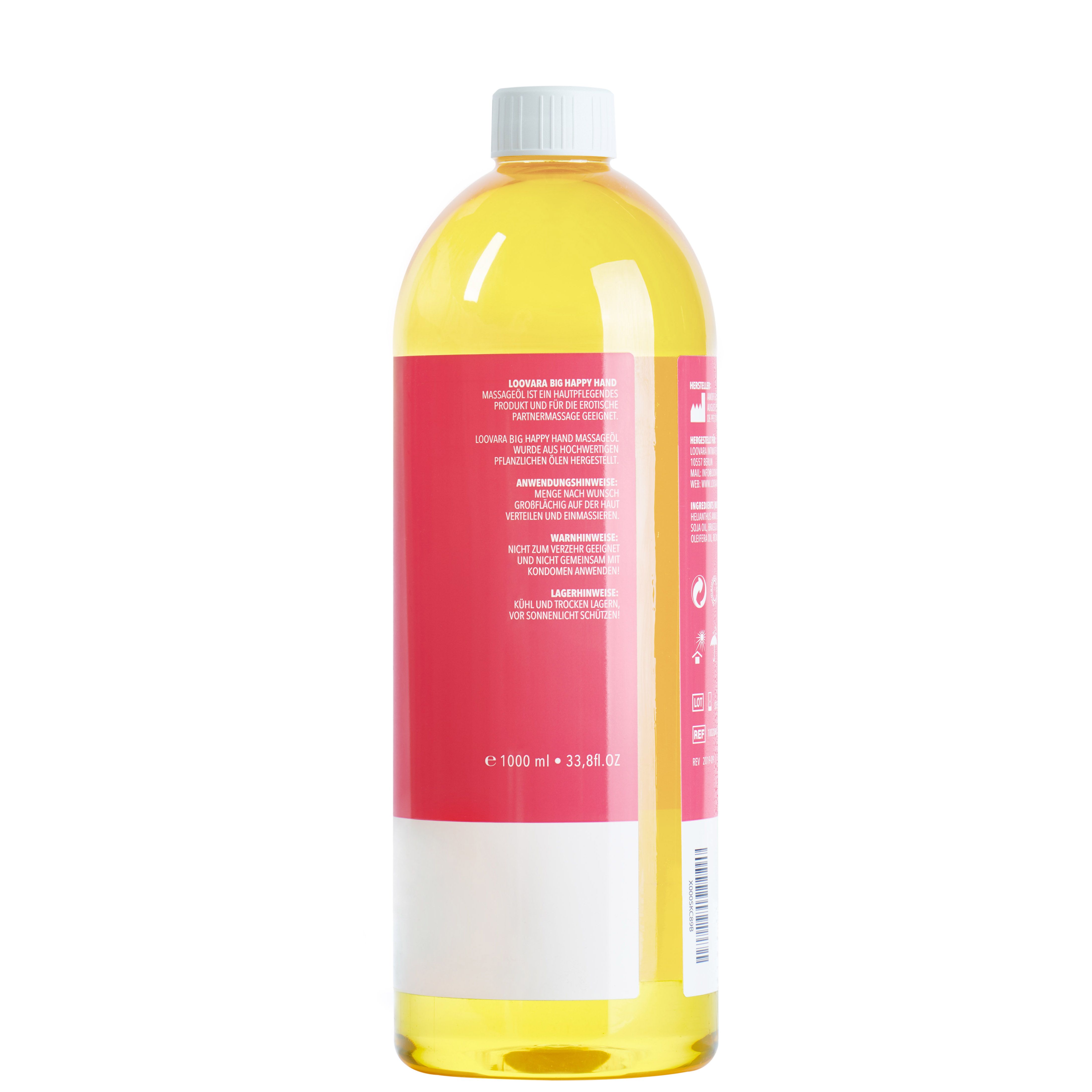 Loovara Massageöl - aus natürlichen Ölen in der XXL-Flasche